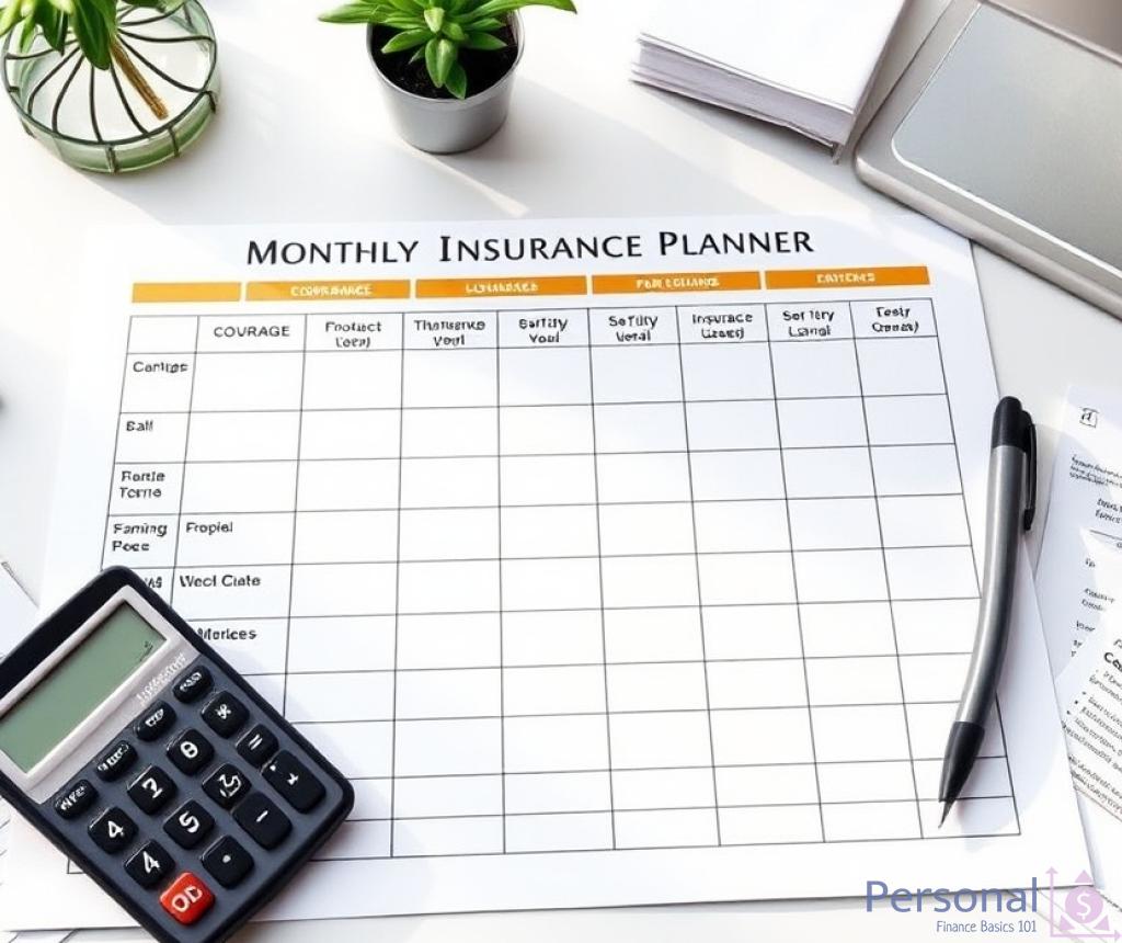 Creating a Monthly Budget for Insurance